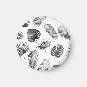 Aimant Feuilles de palmier noir : vintage sans soudure.
