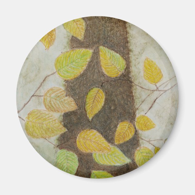 Aimant Feuilles hêtre (Devant)