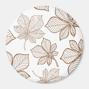 Aimant Feuilles stylisées 4