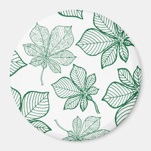 Aimant Feuilles stylisés 5