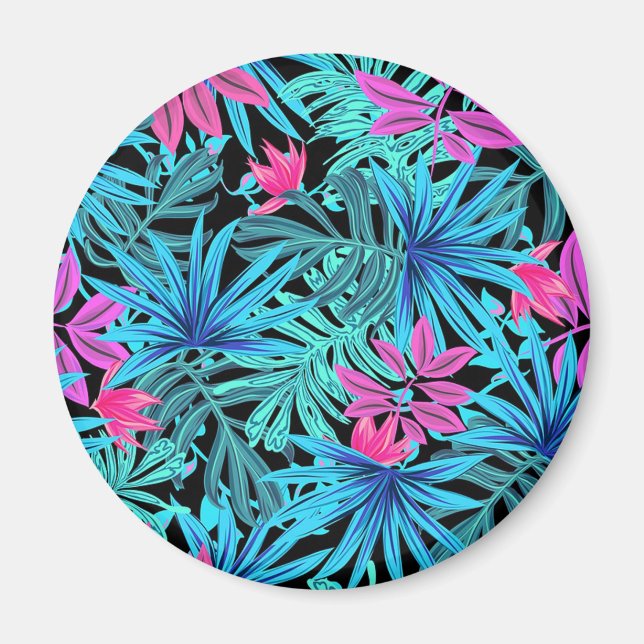 Aimant Feuilles tropicaux (Devant)