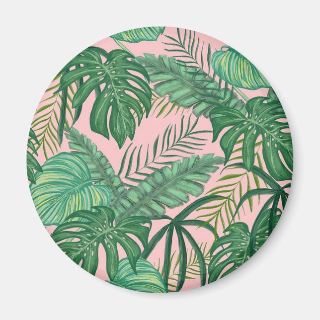 Aimant Feuilles tropicaux (Devant)