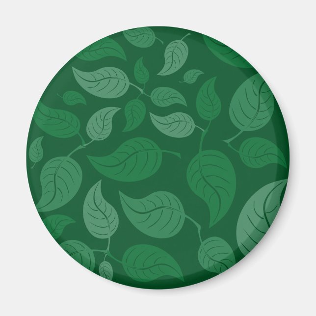 Aimant Feuilles verts (Devant)