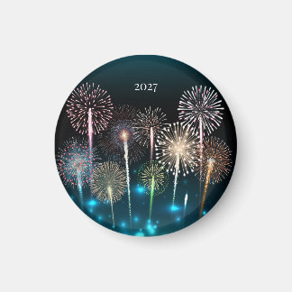 Aimant Feux d'artifice 2027, Bonne Année