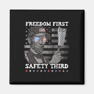Aimant Feux d'artifice du 4 juillet Freedom First Safety 