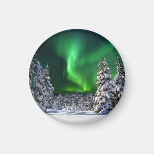 Aimant Feux nordiques en hiver