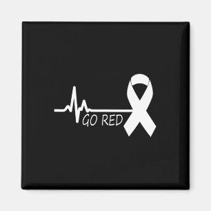 Aimant Février Mois de la santé cardiovasculaire Amérique