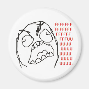 Aimant FFFFFFFUUUUUU - Rage !