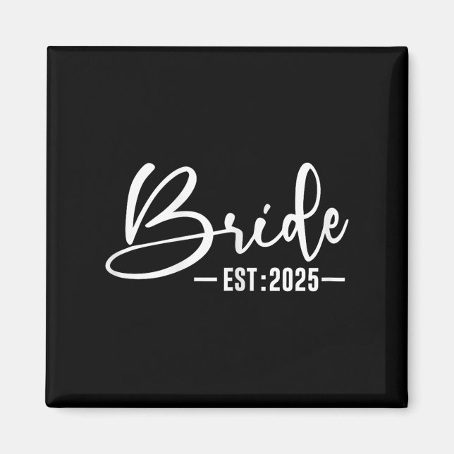 Aimant Fiançailles Mariage de la mariée et de la mariée   (Devant)