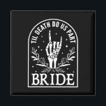 Aimant Fiançailles Mariage de la mariée Halloween Couple<br><div class="desc">Fiançailles Mariage de la mariée Halloween Couple Correspondant</div>