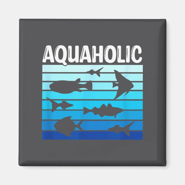 Aimant Fiank Funny Fishkeeper Quote Fish Keeper Aquarium  (Devant)