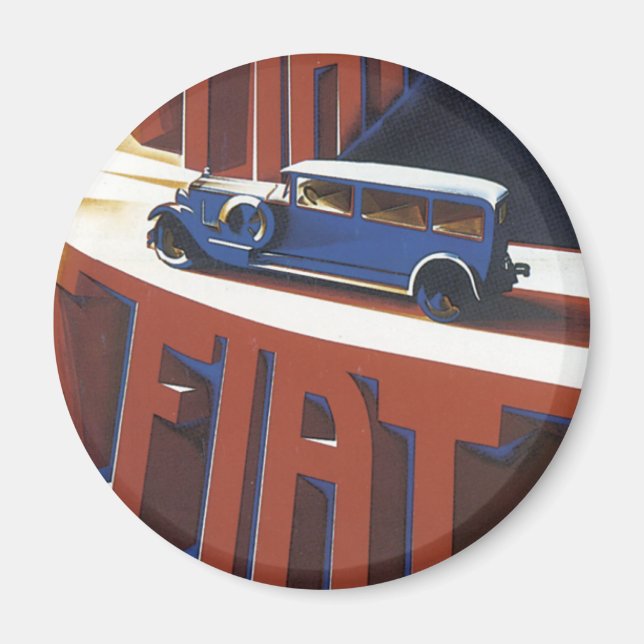 Aimant Fiat vintage (Devant)