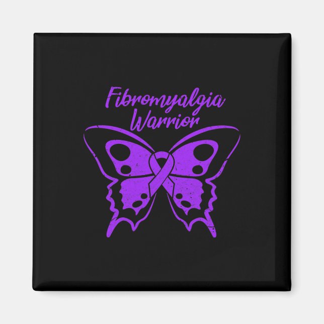 Aimant Fibromyalgie Guerrier Fibro Sensibilisation Beurre (Devant)
