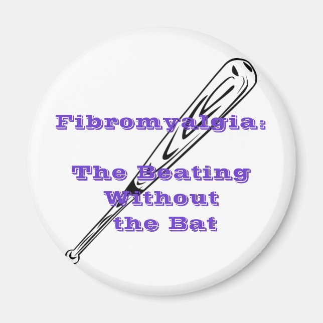Aimant Fibromyalgie : Les battements sans chaume (Devant)