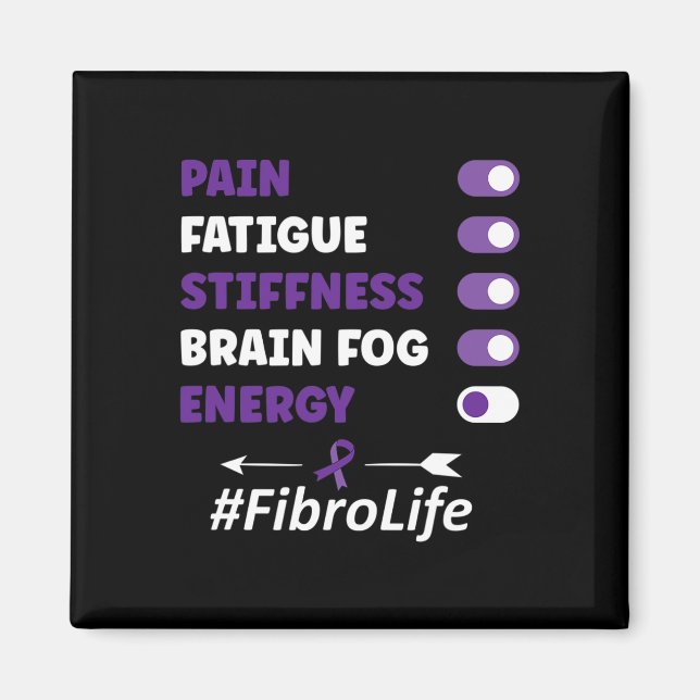 Aimant Fibromyalgie Sensibilisation à la fibromyalgie (Devant)