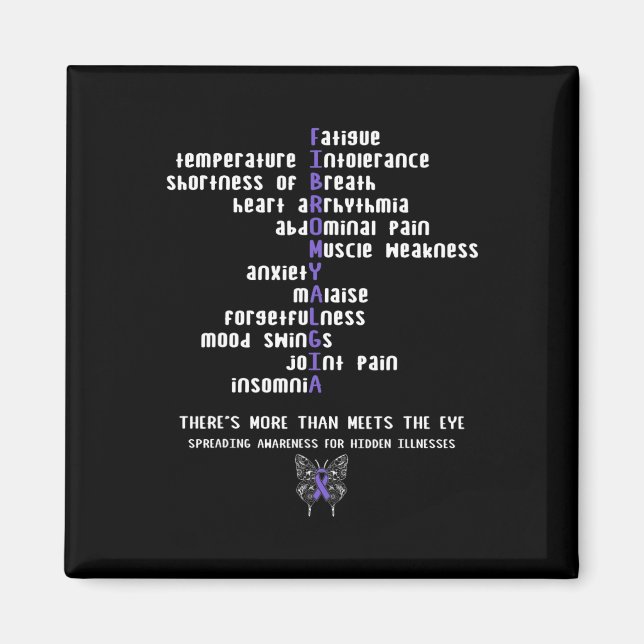 Aimant Fibromyalgie Sensibilisation Maladie chronique Cad (Devant)