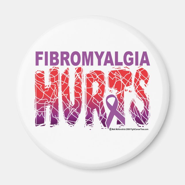 Aimant Fibromyalgie souffre (Devant)