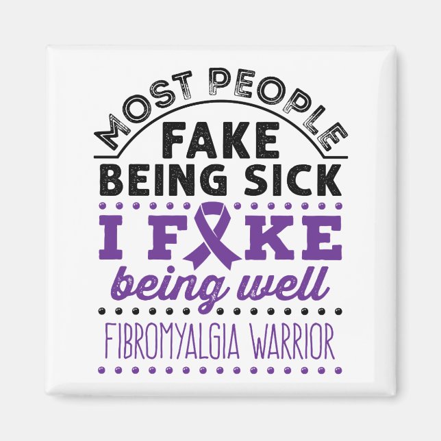 Aimant Fibromyalgie Warria Fake Être bien (Devant)