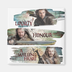 Aimant Fidélité, honneur, un coeur disposé