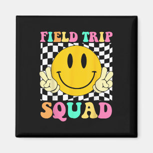 Aimant Field Trip Squad Jour Super de campagne Hippie Smi