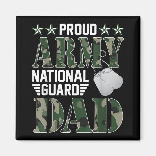 Aimant Fier Armée Garde nationale Papa Militaire Famille
