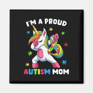 Aimant Fier Autisme Maman Danse Dab