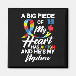 Aimant Fier Autisme Tante Oncle Autistique Autiste Nephew