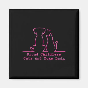 Aimant Fier Chats Et Chiens Sans Enfants Femme Vintage