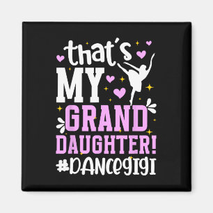 Aimant Fier Danse Gigi Grandma Jour des Mères Black Dan