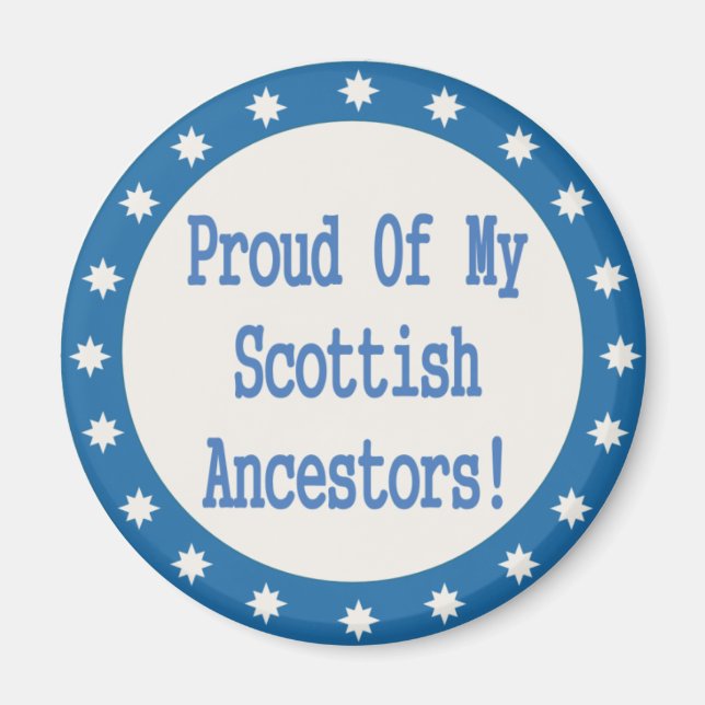 Aimant Fier De Mes Ancêtres Écossais (Devant)