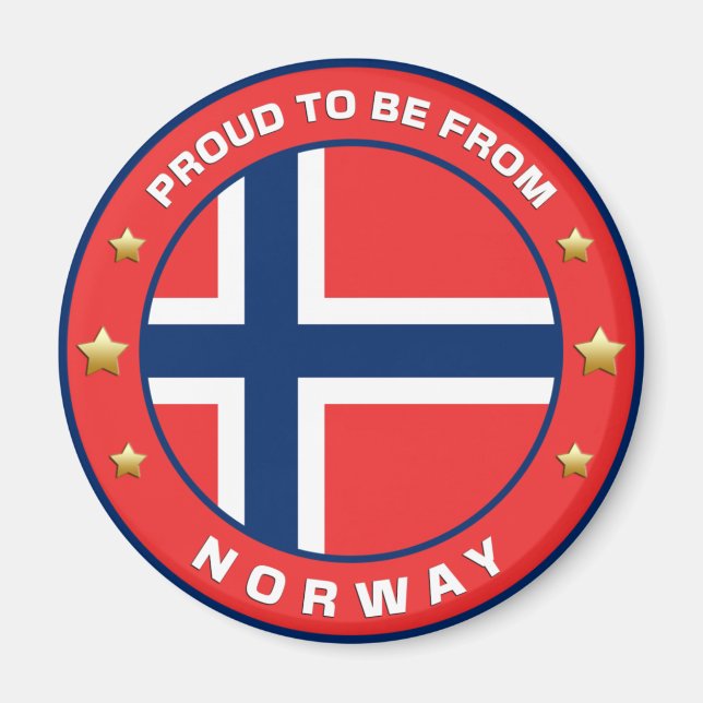 Aimant Fier D'Être De Norvège (Devant)
