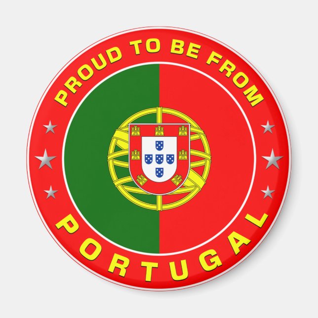 Aimant Fier D'Être Du Portugal (Devant)