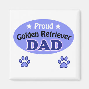 Aimant Fier Golden Retriever papa
