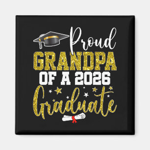 Aimant Fier grand-père d'un senior diplômé de la promotio