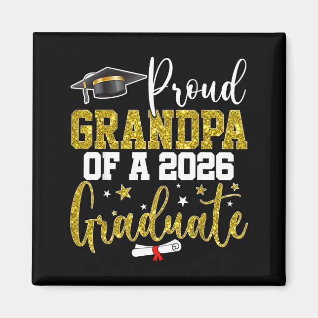 Aimant Fier grand-père d'un senior diplômé de la promotio (Devant)