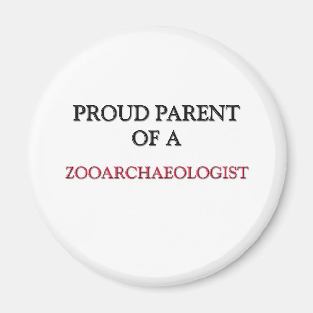 Aimant Fier Parent D'Un ZOOARCHÉOLOGISTE (Devant)