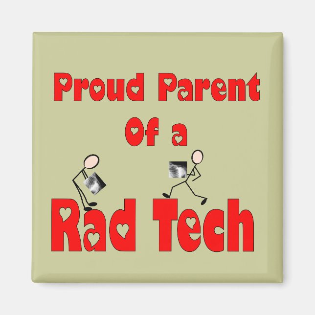 Aimant Fier parent d'une TECH RAD (Devant)