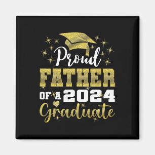 Aimant Fier Père De 2024 Diplômé Awesome Famille Colle