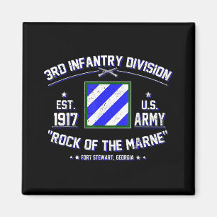 Aimant Fière 3ème Division D'Infanterie Rock Of Marne Us