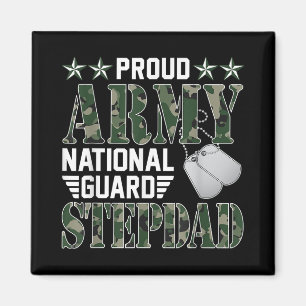 Aimant Fière armée Garde nationale Stepdad Famille milita