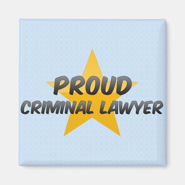 Aimant Fière avocate criminelle (Devant)