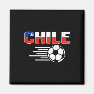 Aimant Fière chemise des amateurs de football chiliens Fi