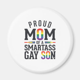 Aimant Fière maman d'un fils gay insolent Vintage T-shirt