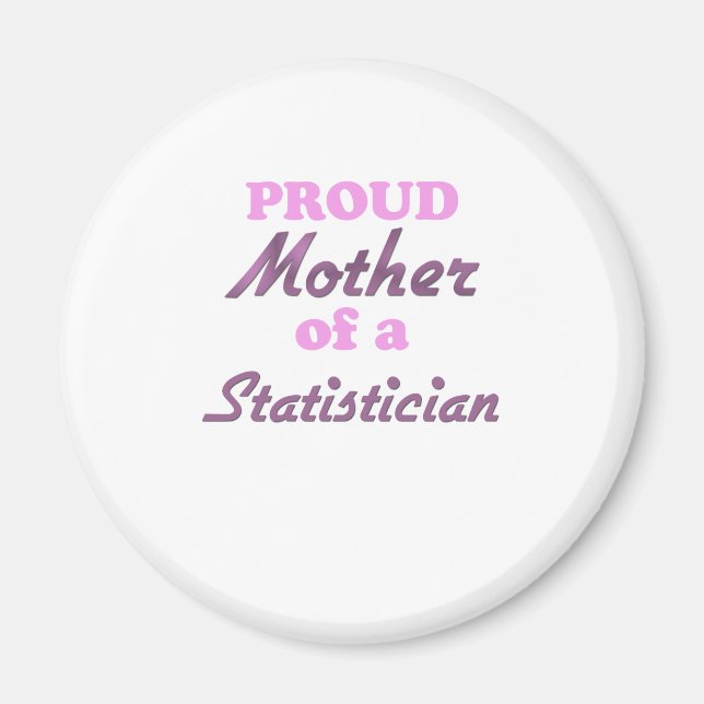 Aimant Fière mère d'un statisticien (Devant)