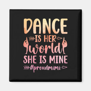 Aimant Fière Mimi D'Une Danse Mimi Dance Mimi Grand-Mère