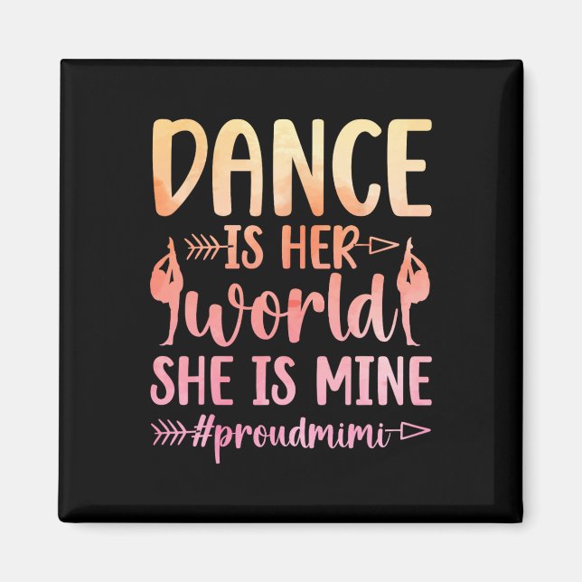Aimant Fière Mimi D'Une Danse Mimi Dance Mimi Grand-Mère (Devant)