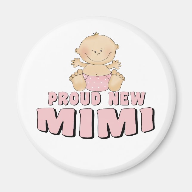 Aimant Fière nouvelle T-Shirt Mimi (Devant)