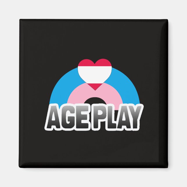 Aimant Fierté de jeu d'âge (Devant)