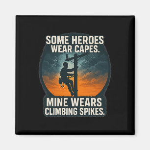 Aimant Fierté de monteurs de lignes Électricien Crampons
