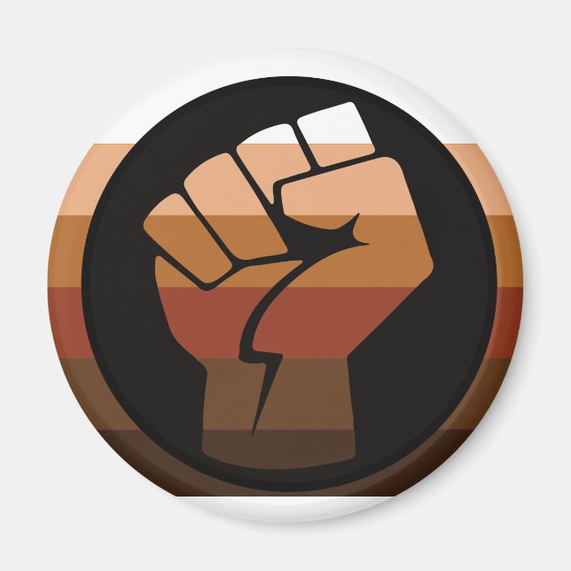 Aimant Fierté des gens de couleur (POC) (Devant)